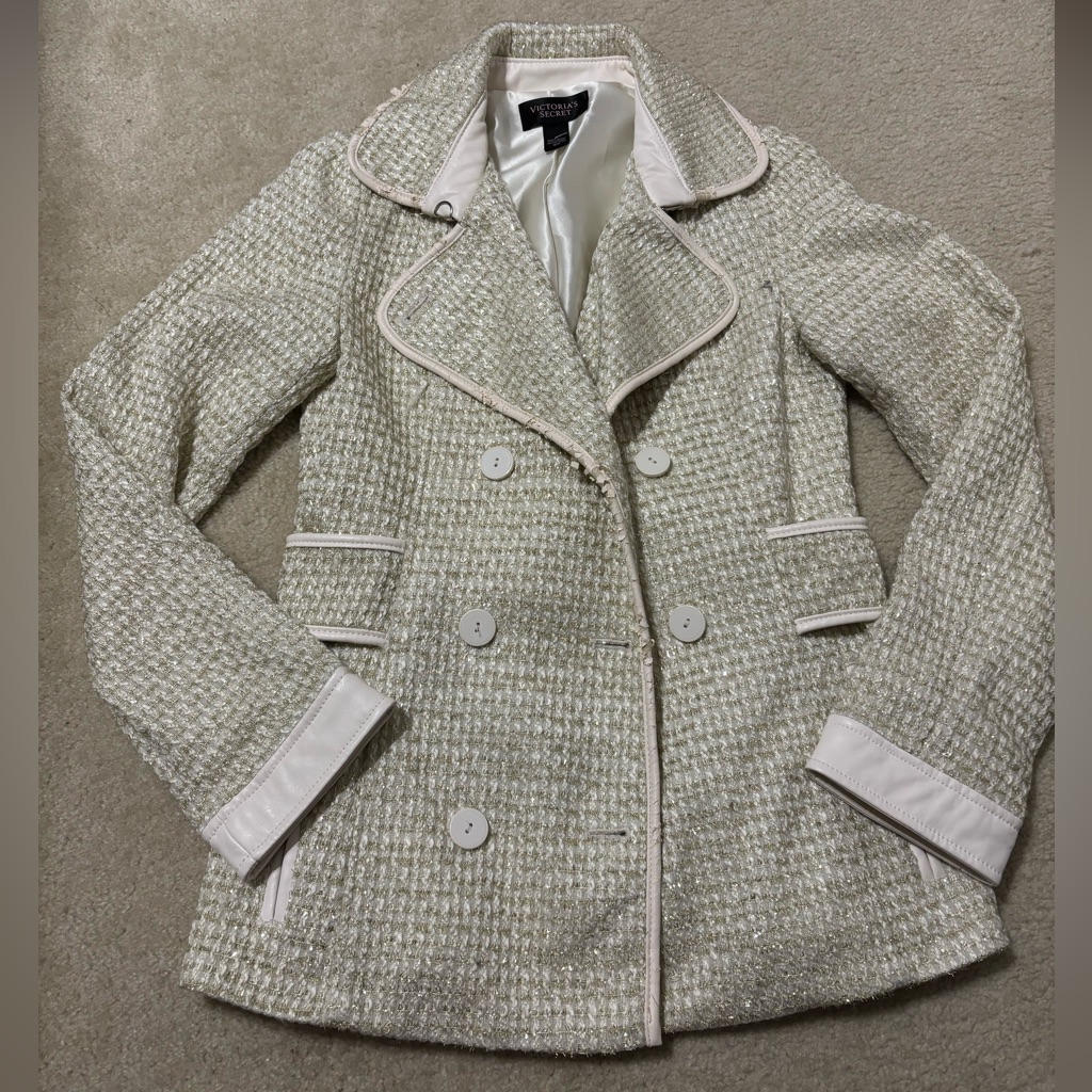 Victoria’s Secret Ivory And Gold Jacket